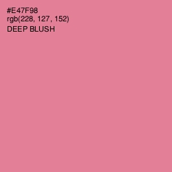 #E47F98 - Deep Blush Color Image